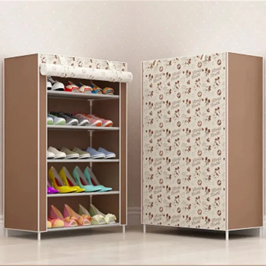 7X LAYERS PRINTED SHOE RACK