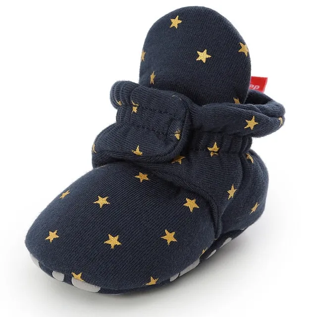 Anti-Slip Plush Infant Crib Shoes