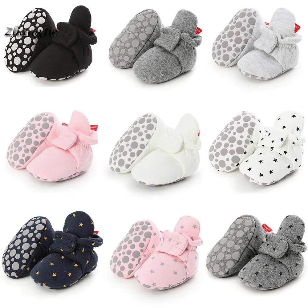 Anti-Slip Plush Infant Crib Shoes