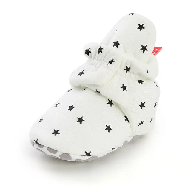 Anti-Slip Plush Infant Crib Shoes