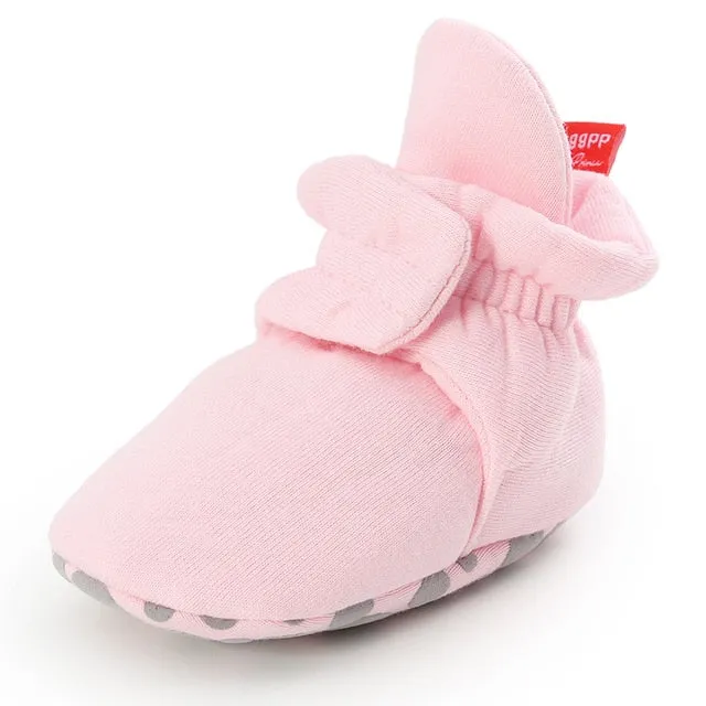 Anti-Slip Plush Infant Crib Shoes