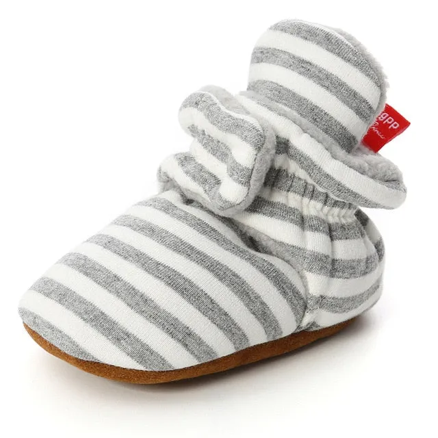 Anti-Slip Plush Infant Crib Shoes