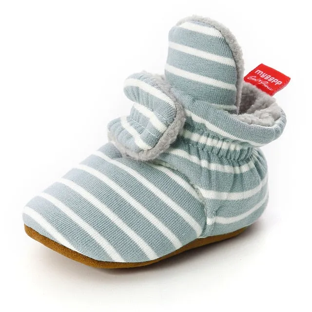 Anti-Slip Plush Infant Crib Shoes