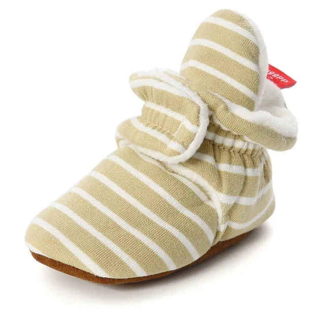 Anti-Slip Plush Infant Crib Shoes