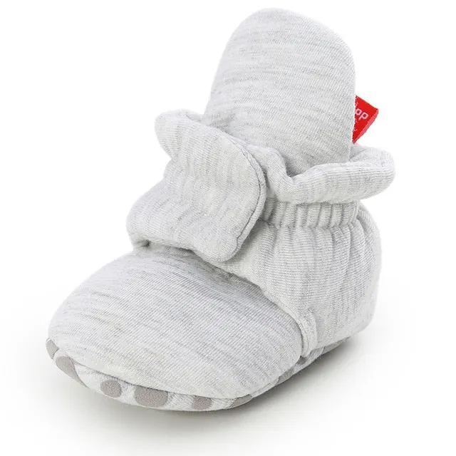 Anti-Slip Plush Infant Crib Shoes