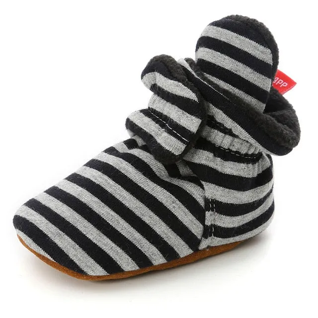 Anti-Slip Plush Infant Crib Shoes