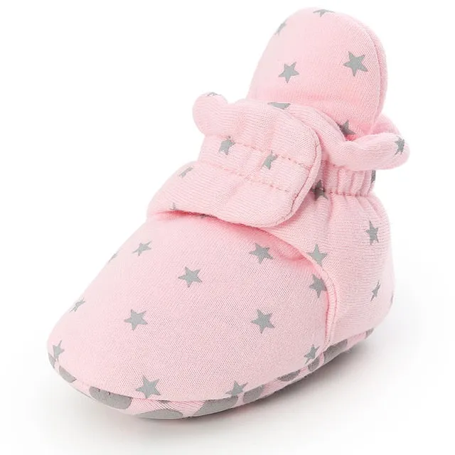 Anti-Slip Plush Infant Crib Shoes