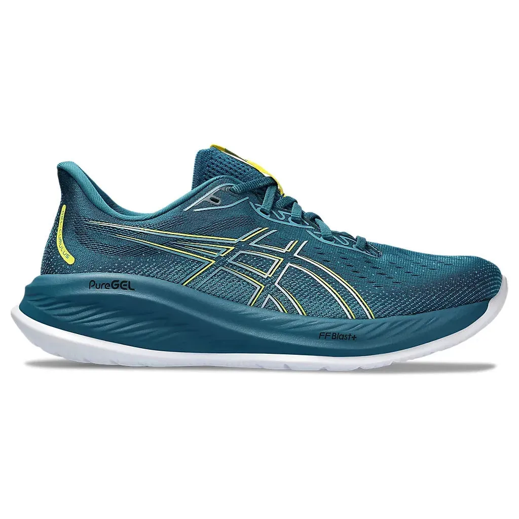 Asics Men's Cumulus 26  Evening Teal/Bright Yellow