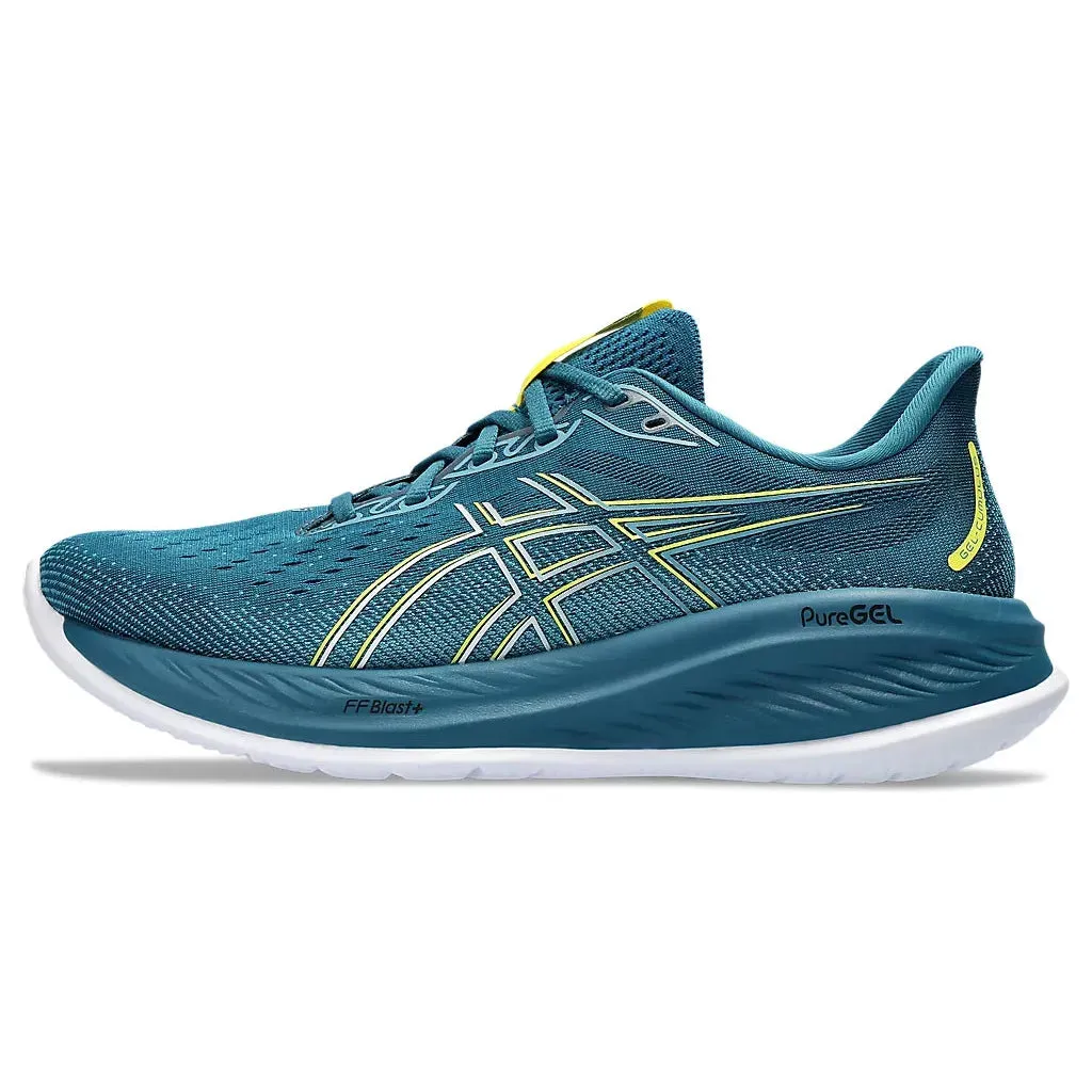 Asics Men's Cumulus 26  Evening Teal/Bright Yellow