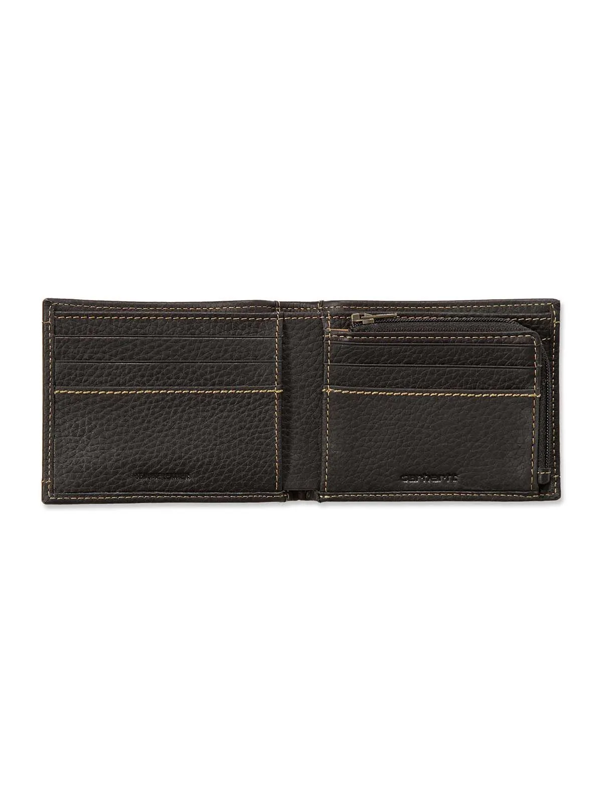 B0000210&#x20;Wallet&#x20;Pebble&#x20;Leather&#x20;Zip&#x20;-&#x20;Carhartt