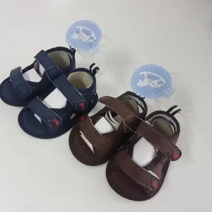 BABY BOYS VELCRO SANDALS (0-12 MONTHS) Q17484