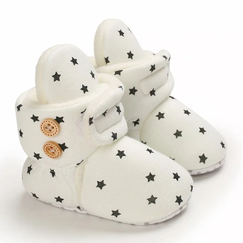 Baby Warm Soft Bottom And Velvet Shoes