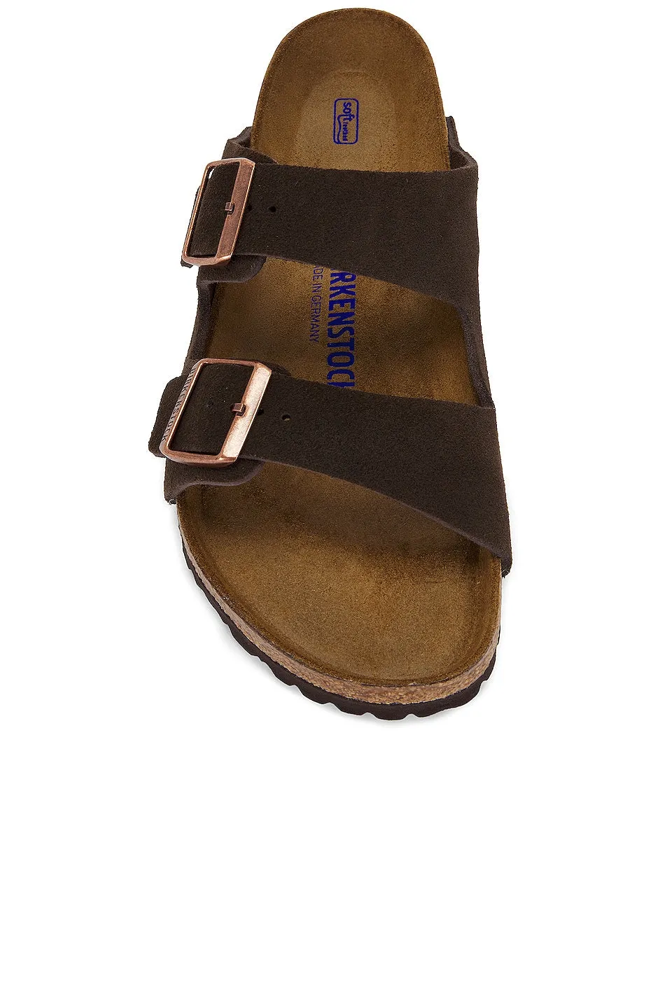 Birkenstock Arizona Soft Foot Bed Slides, Mocha