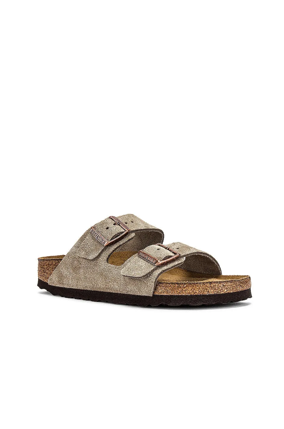 BIRKENSTOCK Arizona Soft Footbed Sandals, Taupe