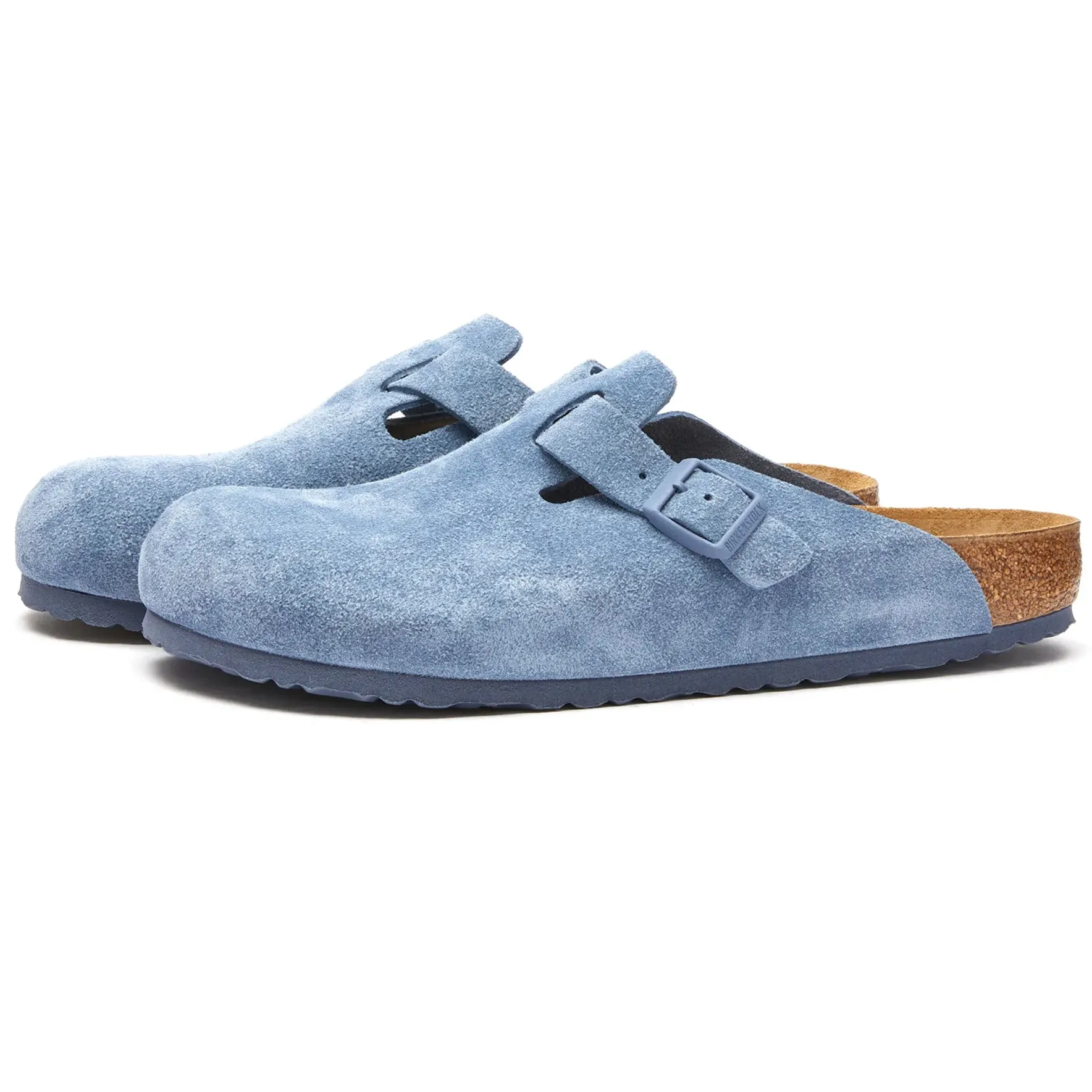 Birkenstock Boston Suede Clog, blue