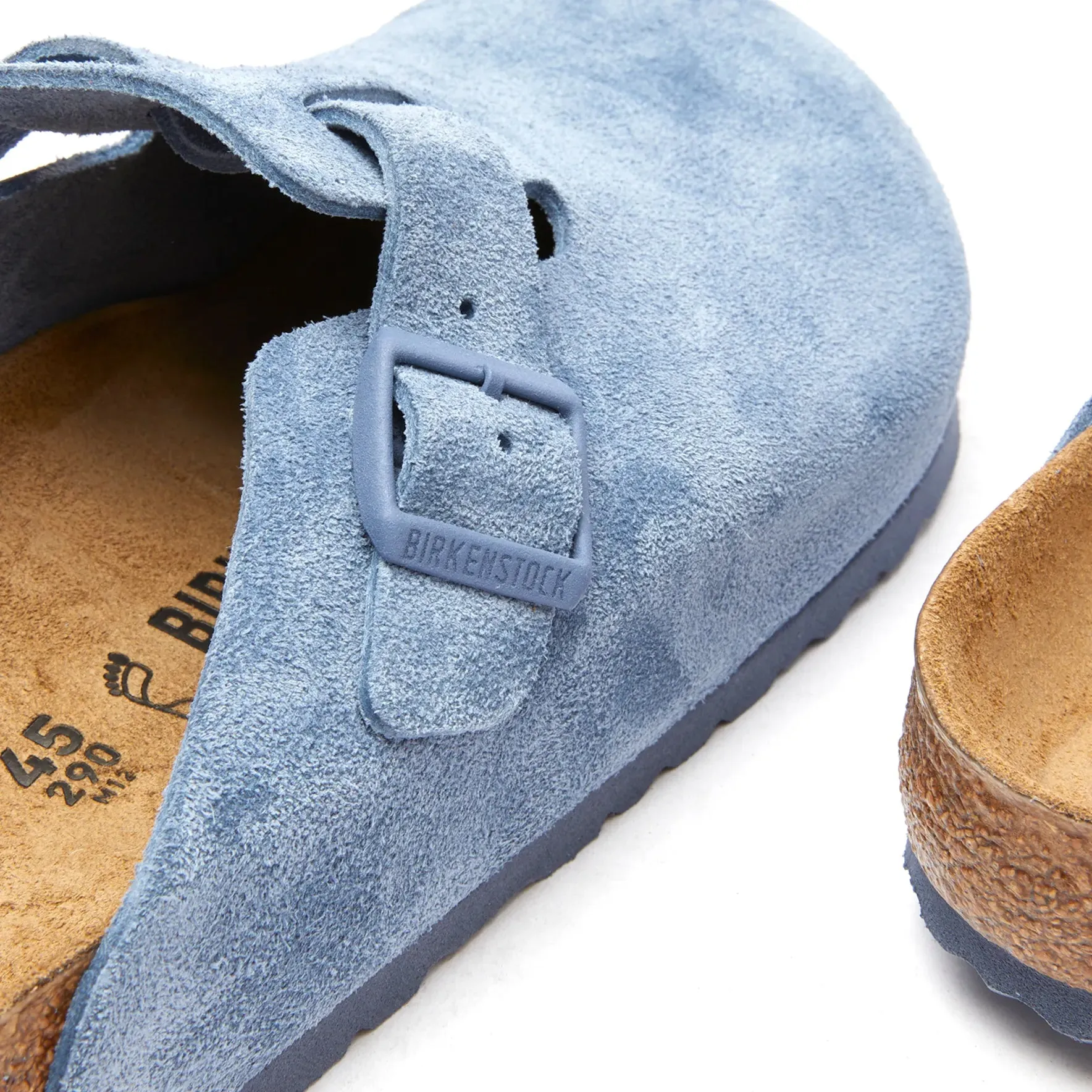 Birkenstock Boston Suede Clog, blue