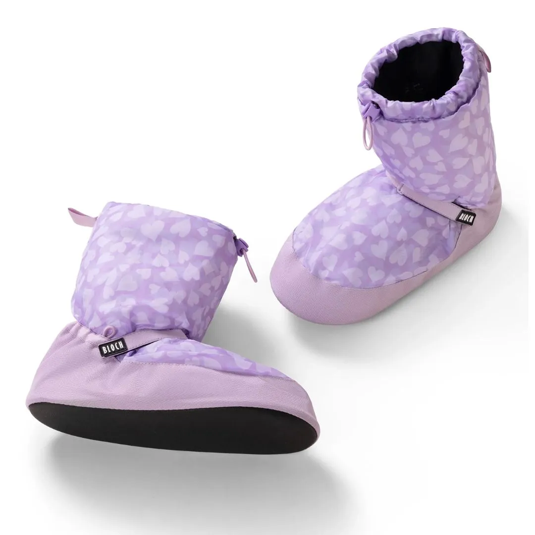 Bloch Children Confetti Hearts Printed Warmup Booties