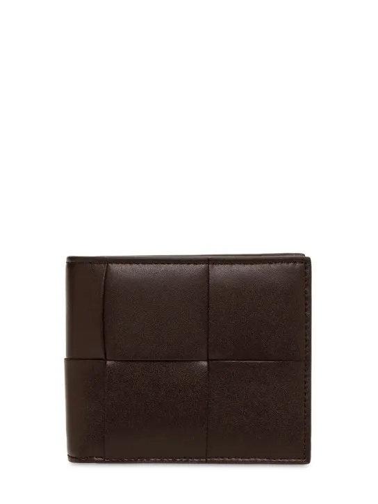 Bottega Veneta   Cassette leather bi-fold wallet 