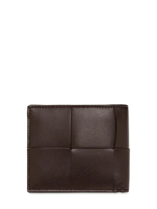 Bottega Veneta   Cassette leather bi-fold wallet 