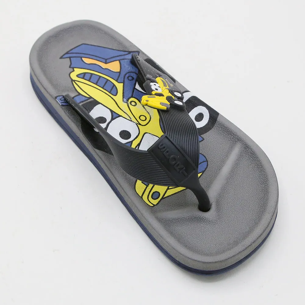 Boys Flip Flop Slipper - Grey