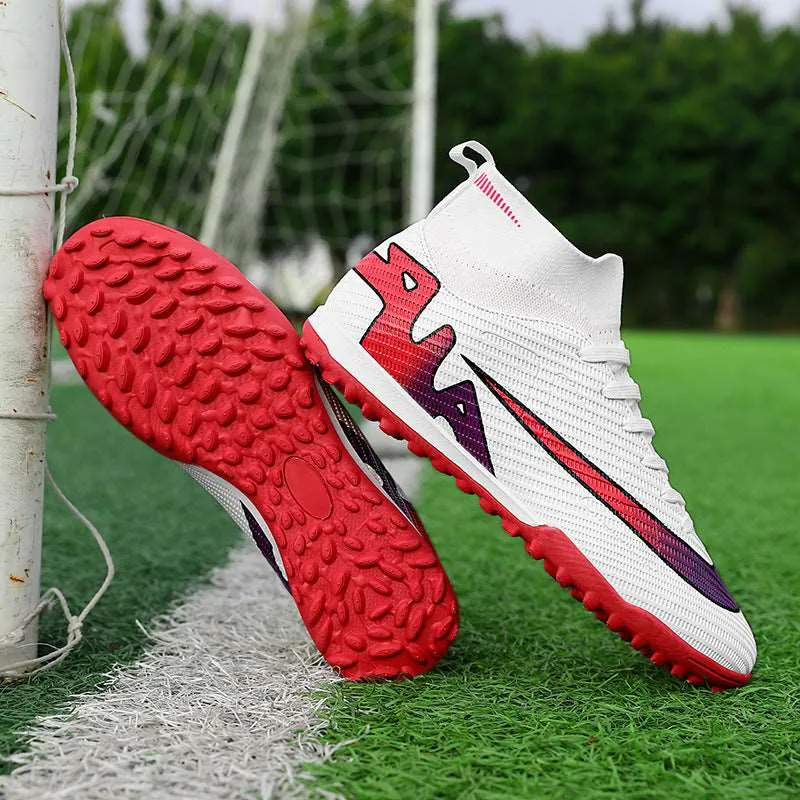 Breathable High-Top Adult  Soccer Cleats, Training