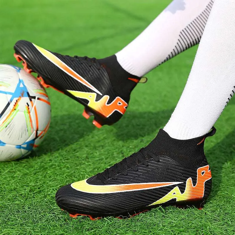 Breathable High-Top Adult  Soccer Cleats, Training