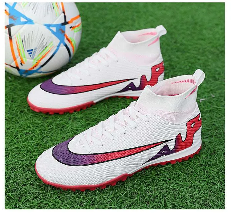 Breathable High-Top Adult  Soccer Cleats, Training