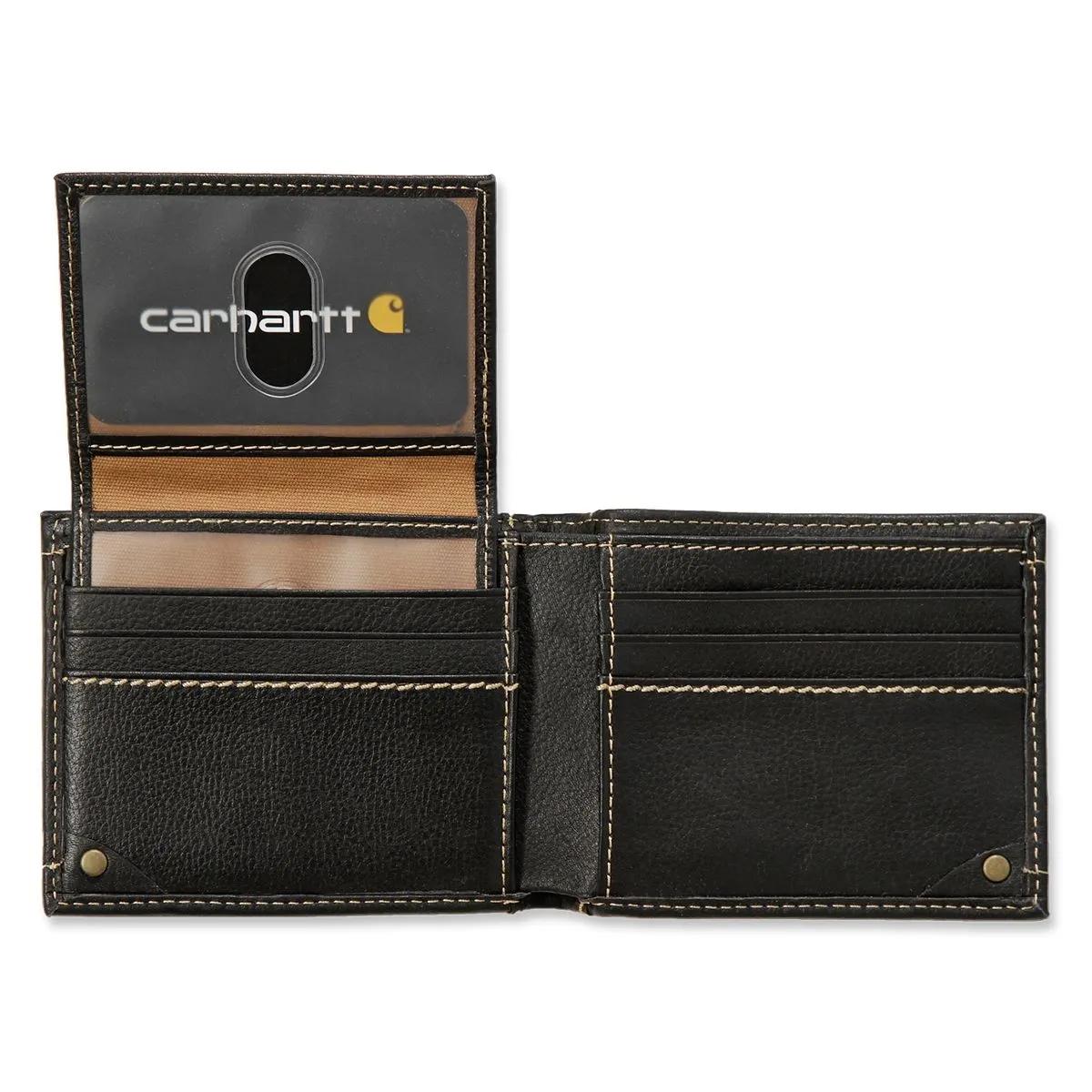 Carhartt&#x20;61-2201&#x20;Pebble&#x20;Passcase&#x20;Wallet&#x20;-&#x20;Black