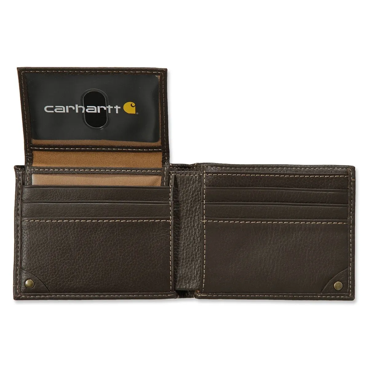 Carhartt&#x20;61-2201&#x20;Pebble&#x20;Passcase&#x20;Wallet&#x20;-&#x20;Brown