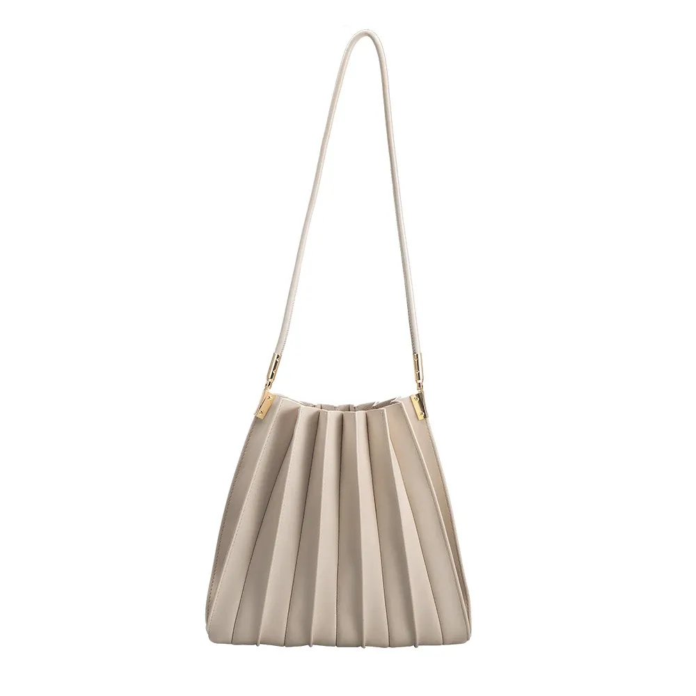 Carrie Bone Medium Shoulder Bag - FINAL SALE