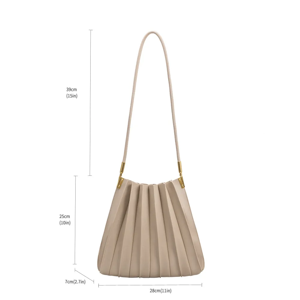 Carrie Bone Medium Shoulder Bag - FINAL SALE