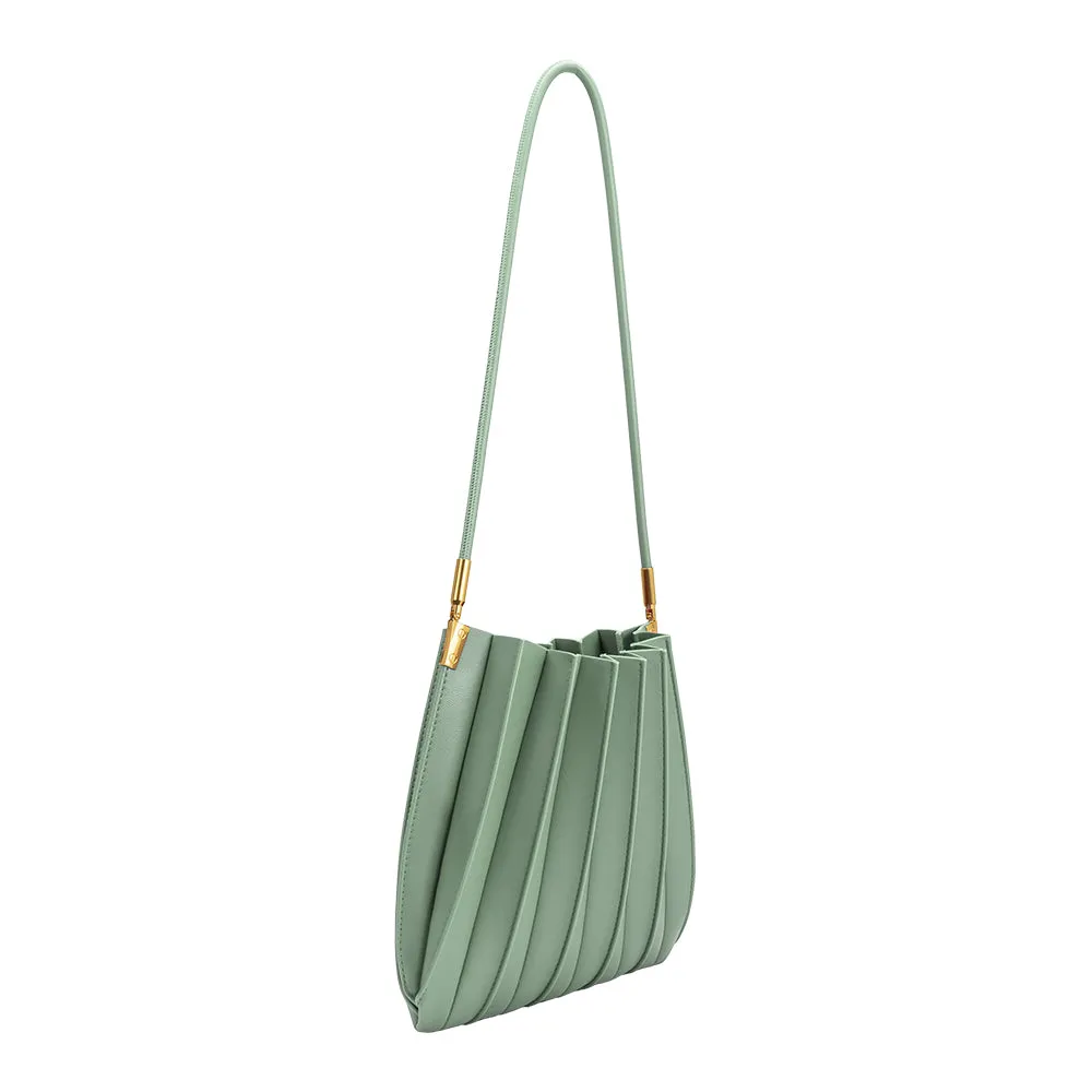 Carrie Sage Medium Shoulder Bag - FINAL SALE