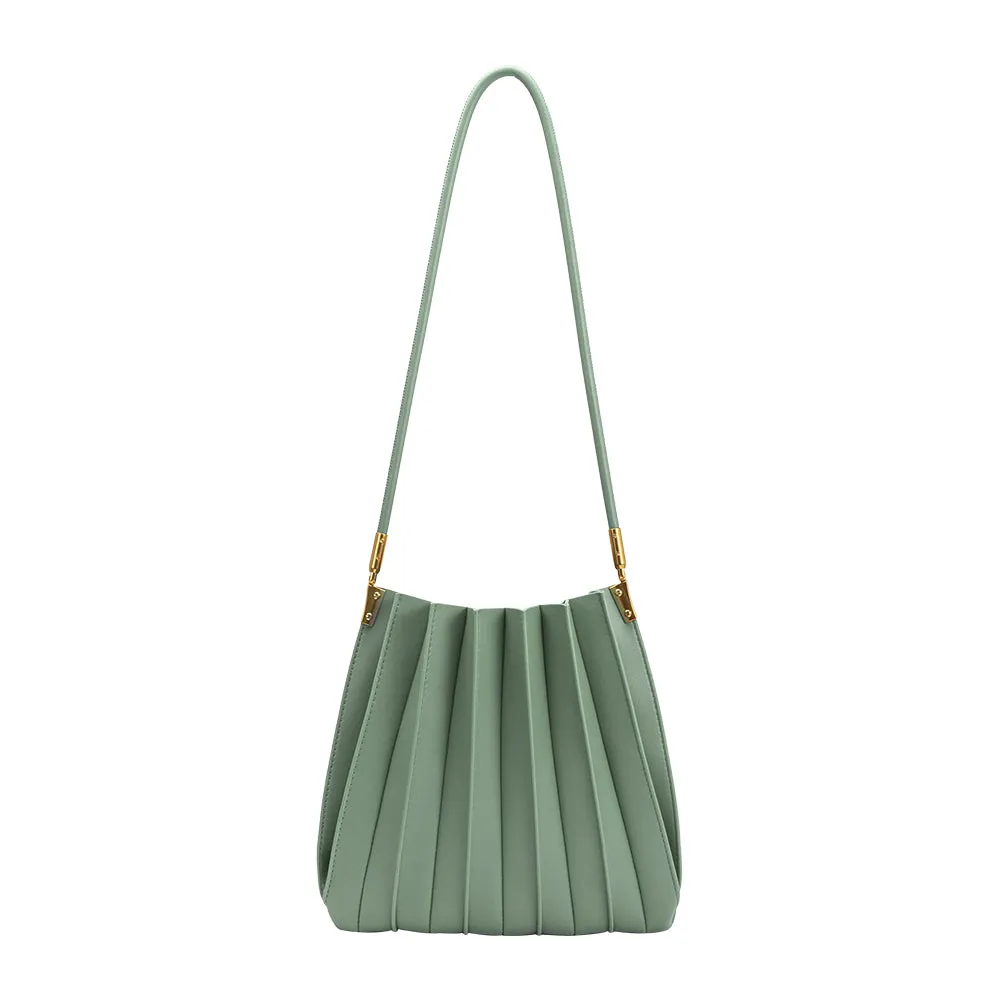 Carrie Sage Medium Shoulder Bag - FINAL SALE