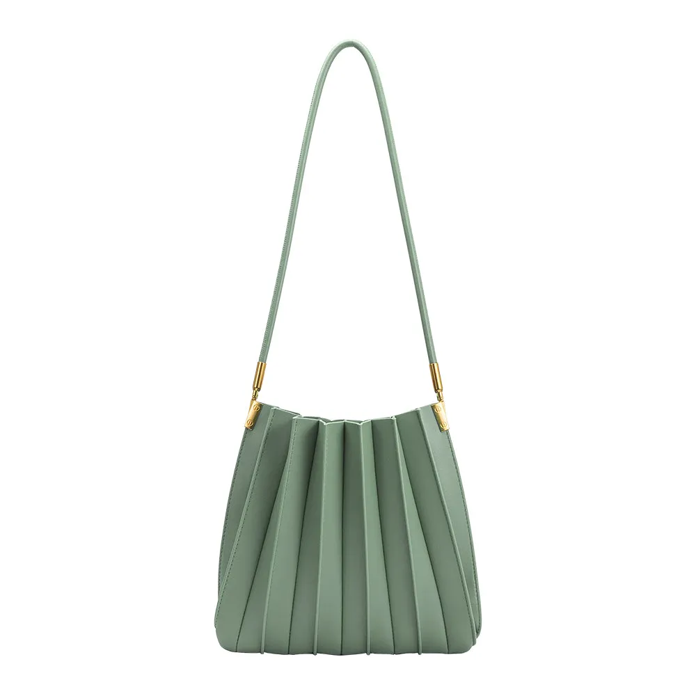 Carrie Sage Medium Shoulder Bag - FINAL SALE