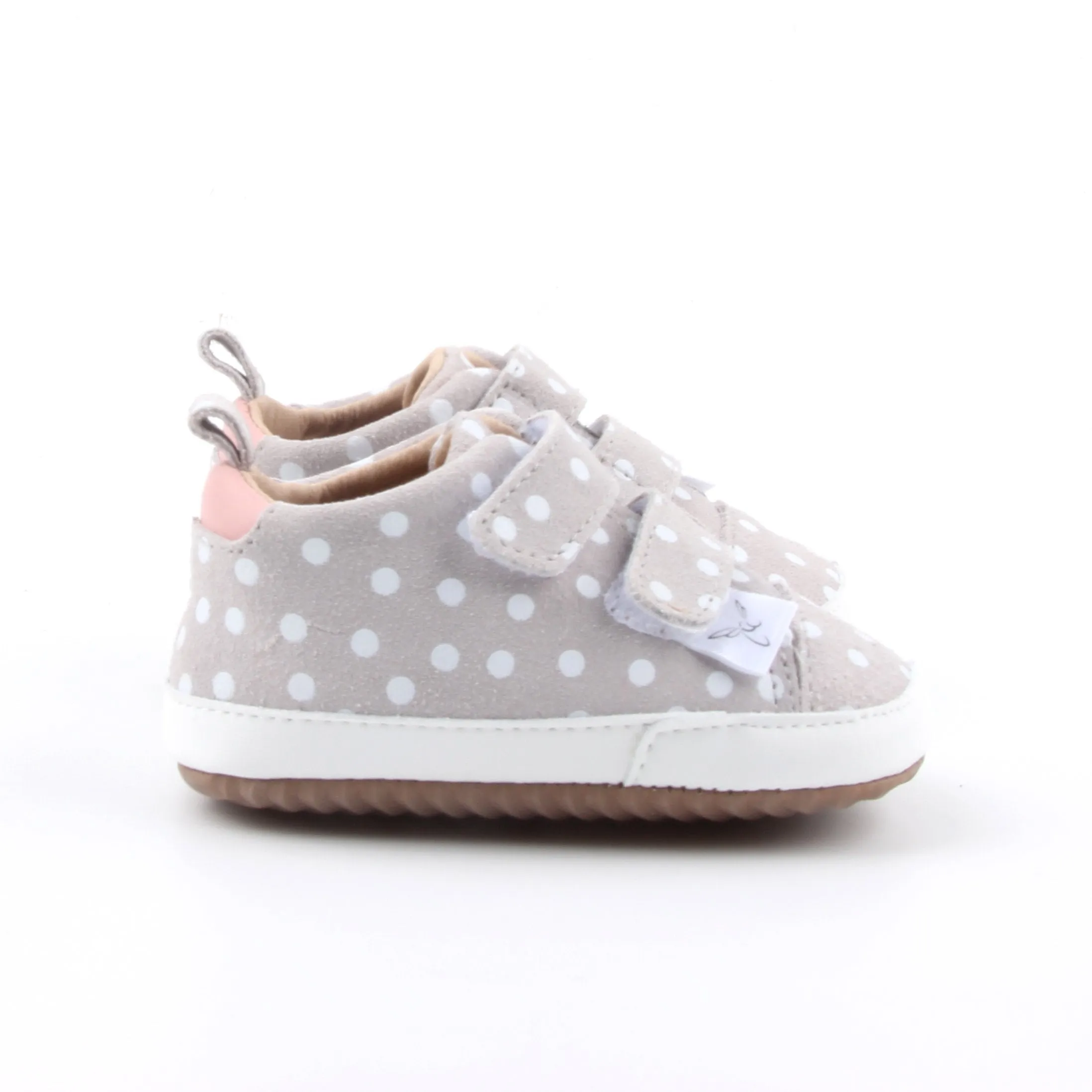 Casual Polka Dot & Pink Low Top