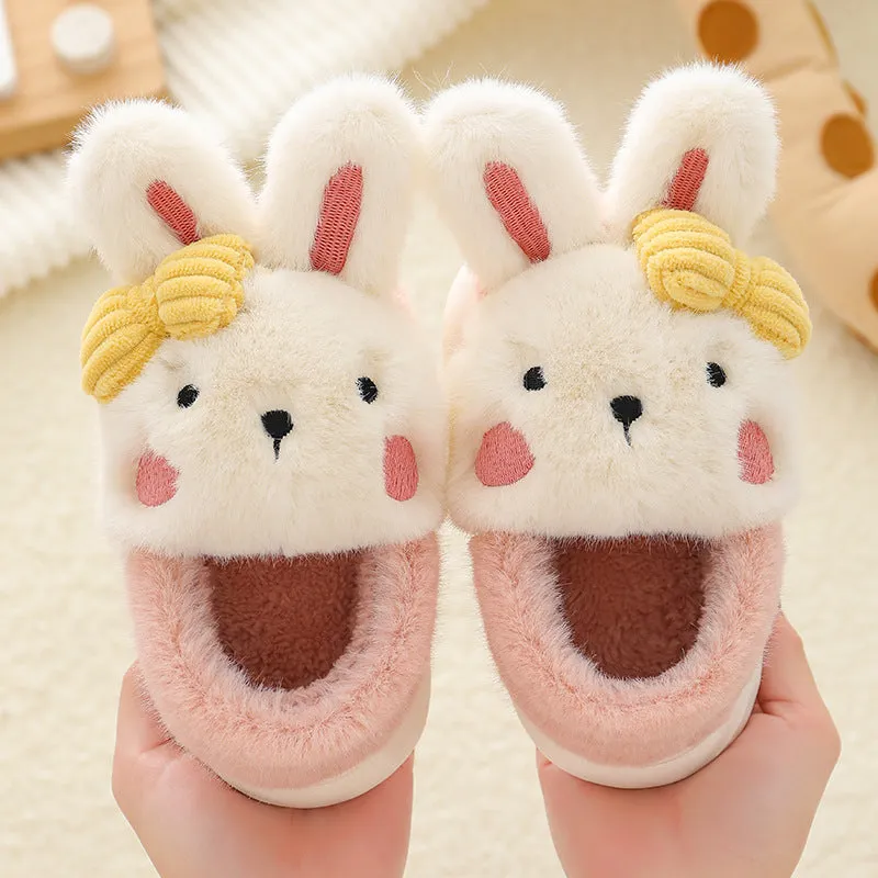 Children's Cotton Shoes Cartoon Cute Boys And Girls Indoor Non-slip Baby Warm Cotton