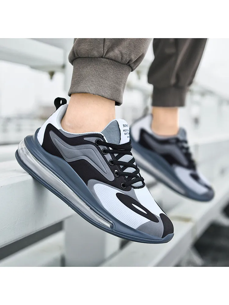 Color-Blocked Breathable Cushion Casual Shoes