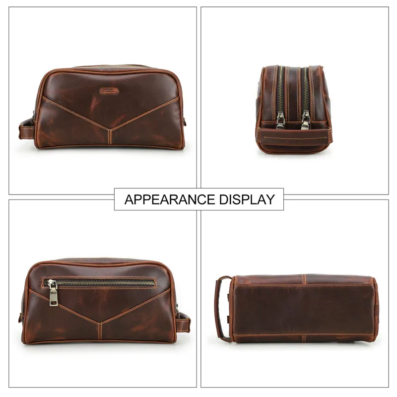 CowLuxe Handbag Retro Leather Men's Bag