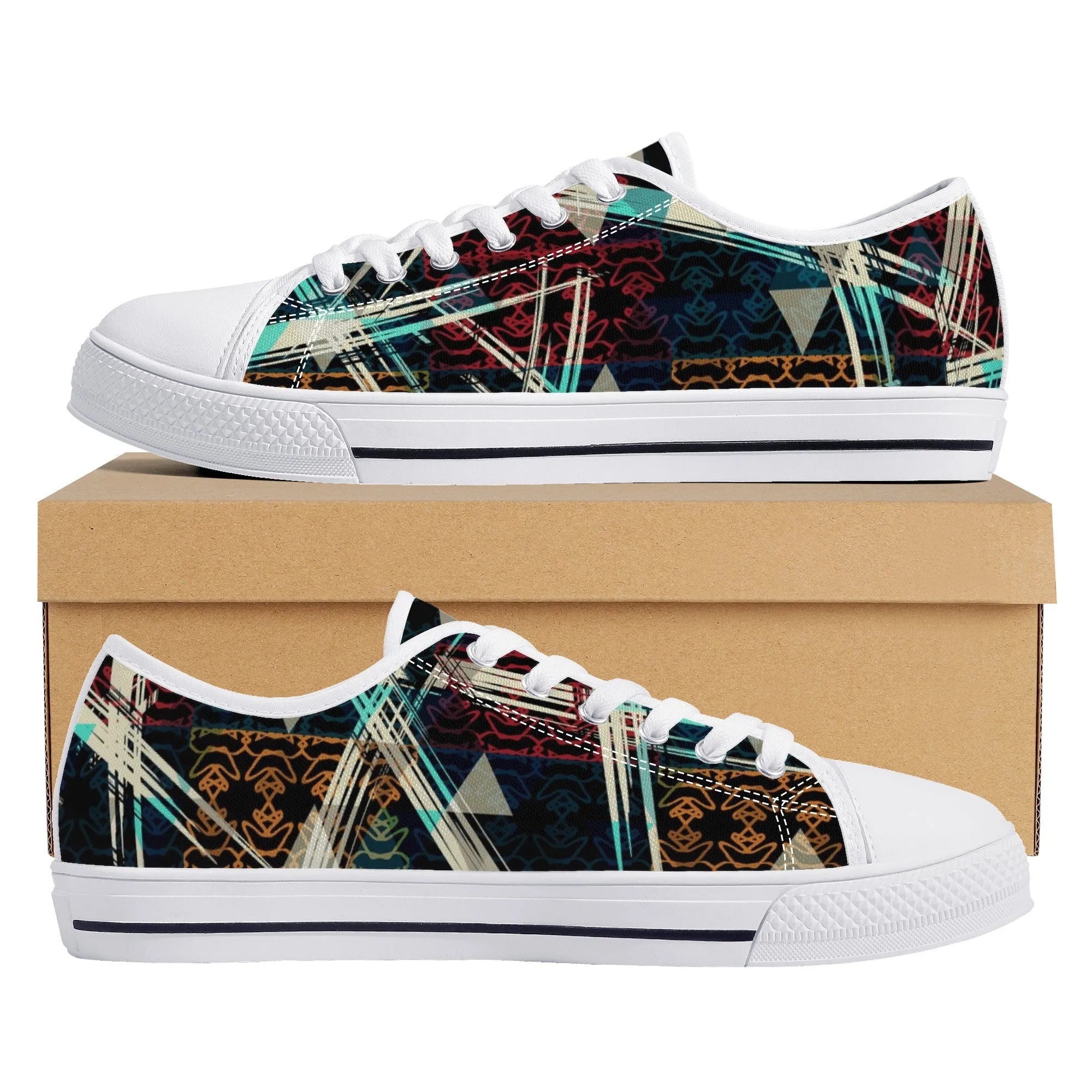 Designer Low Top Canvas Shoes - FXS X3