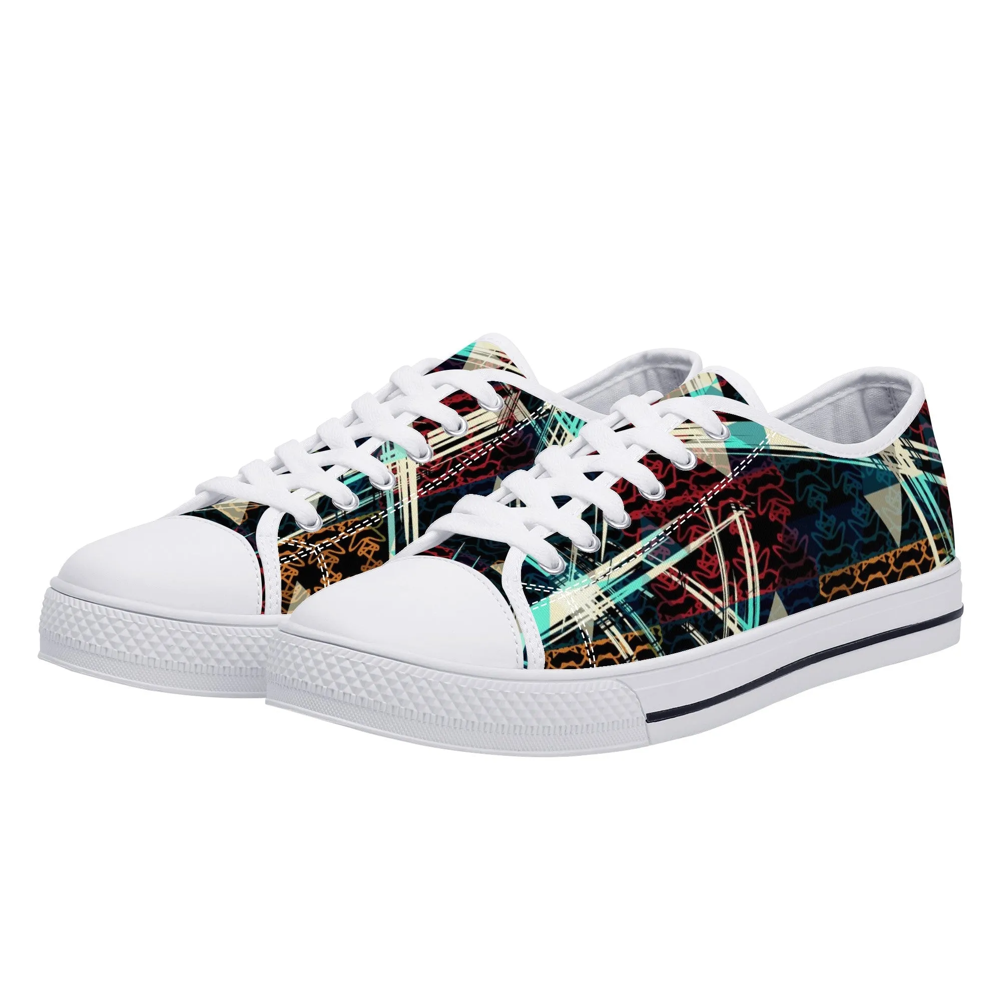 Designer Low Top Canvas Shoes - FXS X3