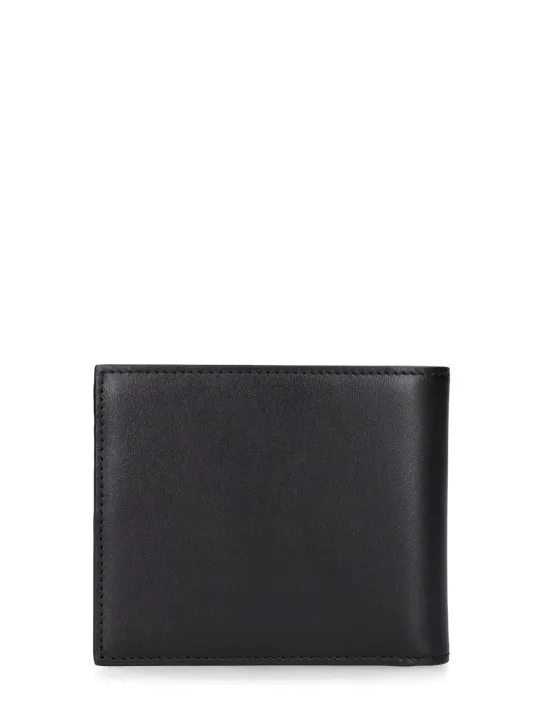 Dolce&amp;Gabbana   Logo embossed leather bifold wallet 