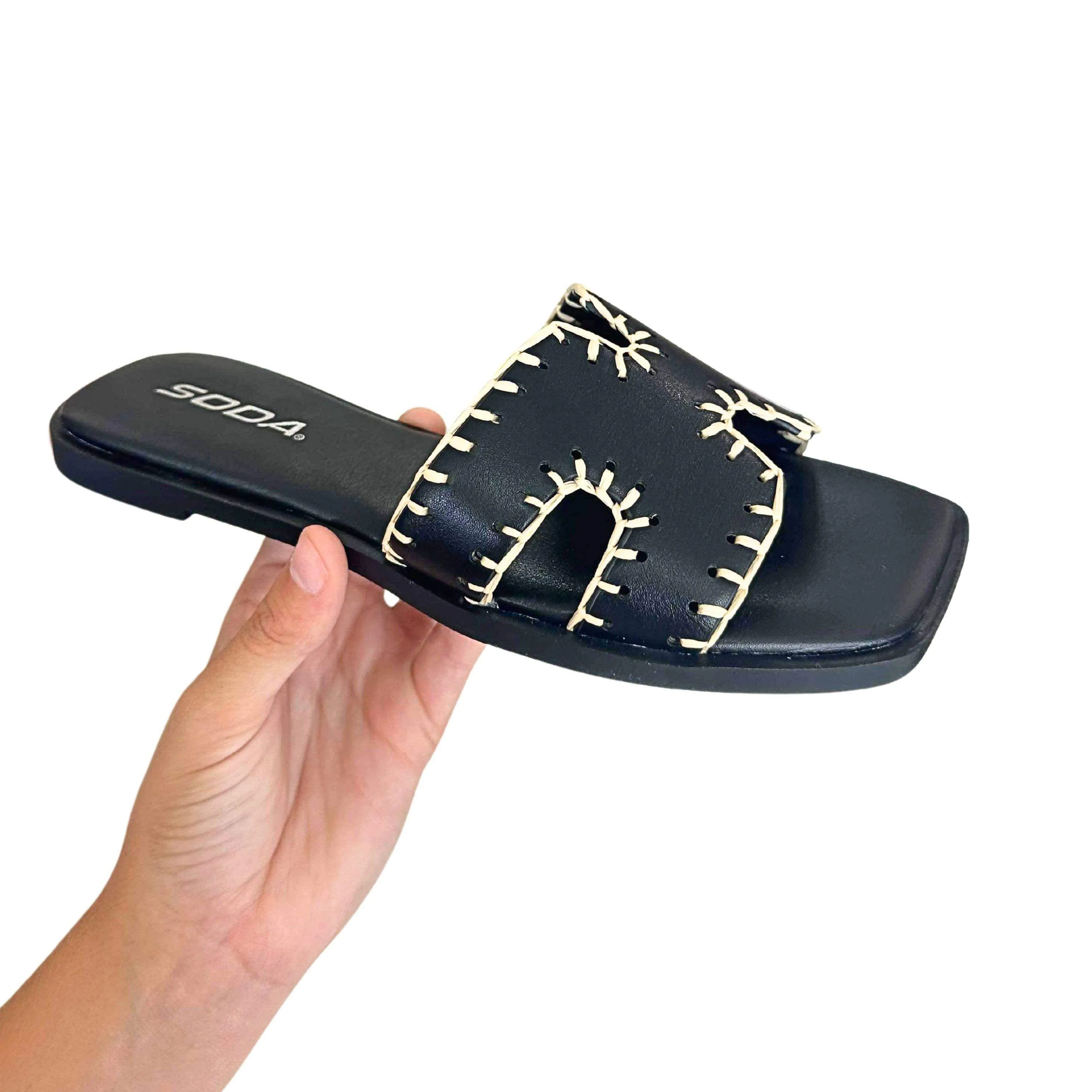 Finity Black Sandal