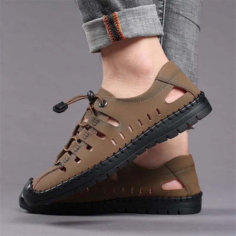 Lightweight Breathable Hand Stitching Casual Sandals For Men