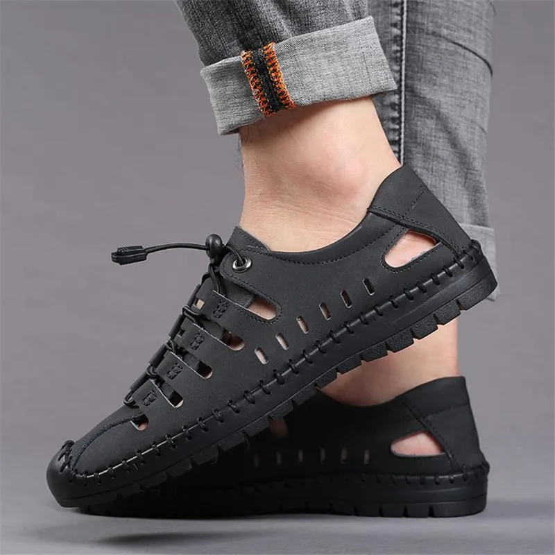 Lightweight Breathable Hand Stitching Casual Sandals For Men