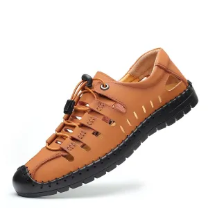 Lightweight Breathable Hand Stitching Casual Sandals For Men