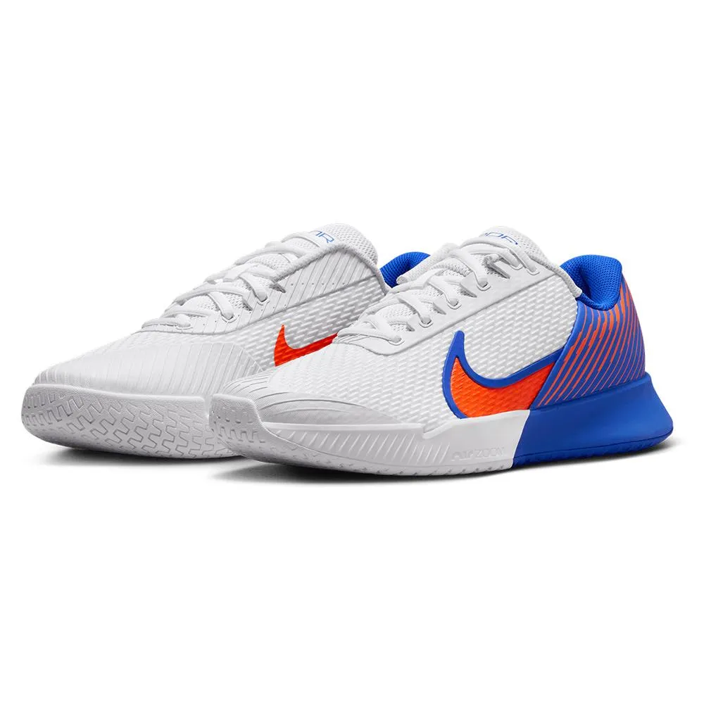 Men`s Air Zoom Vapor Pro 2 Tennis Shoes White and Hyper Crimson