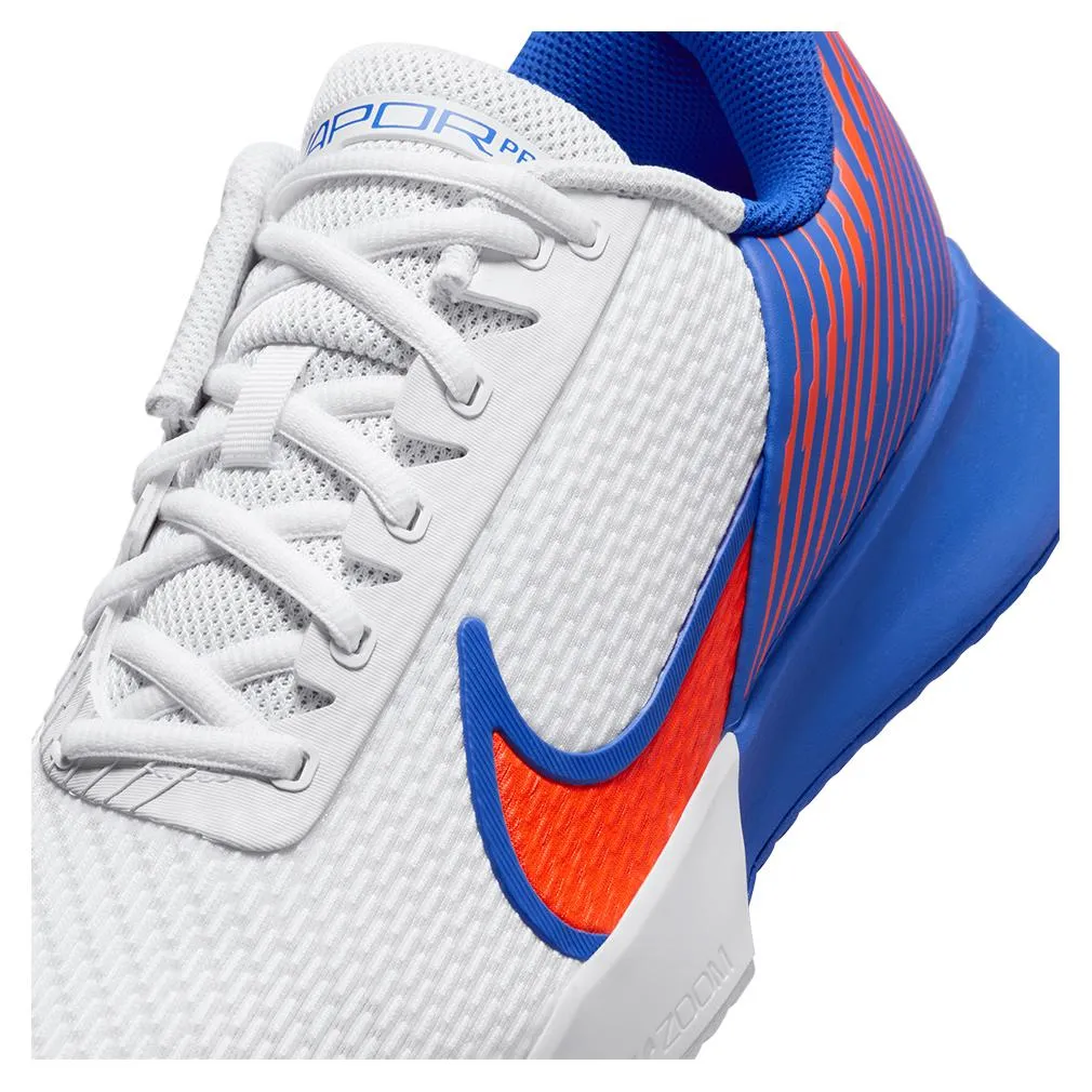 Men`s Air Zoom Vapor Pro 2 Tennis Shoes White and Hyper Crimson