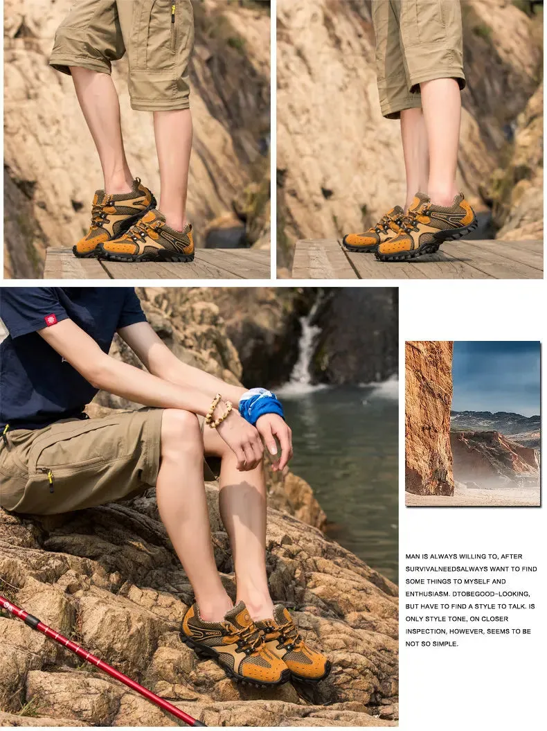 Men’s Waterproof Breathable Hiking Shoes