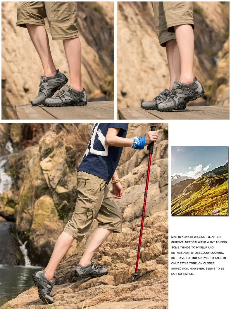 Men’s Waterproof Breathable Hiking Shoes