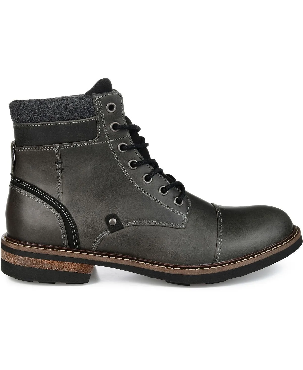 Men's yukon cap toe Territory ankle boots, black